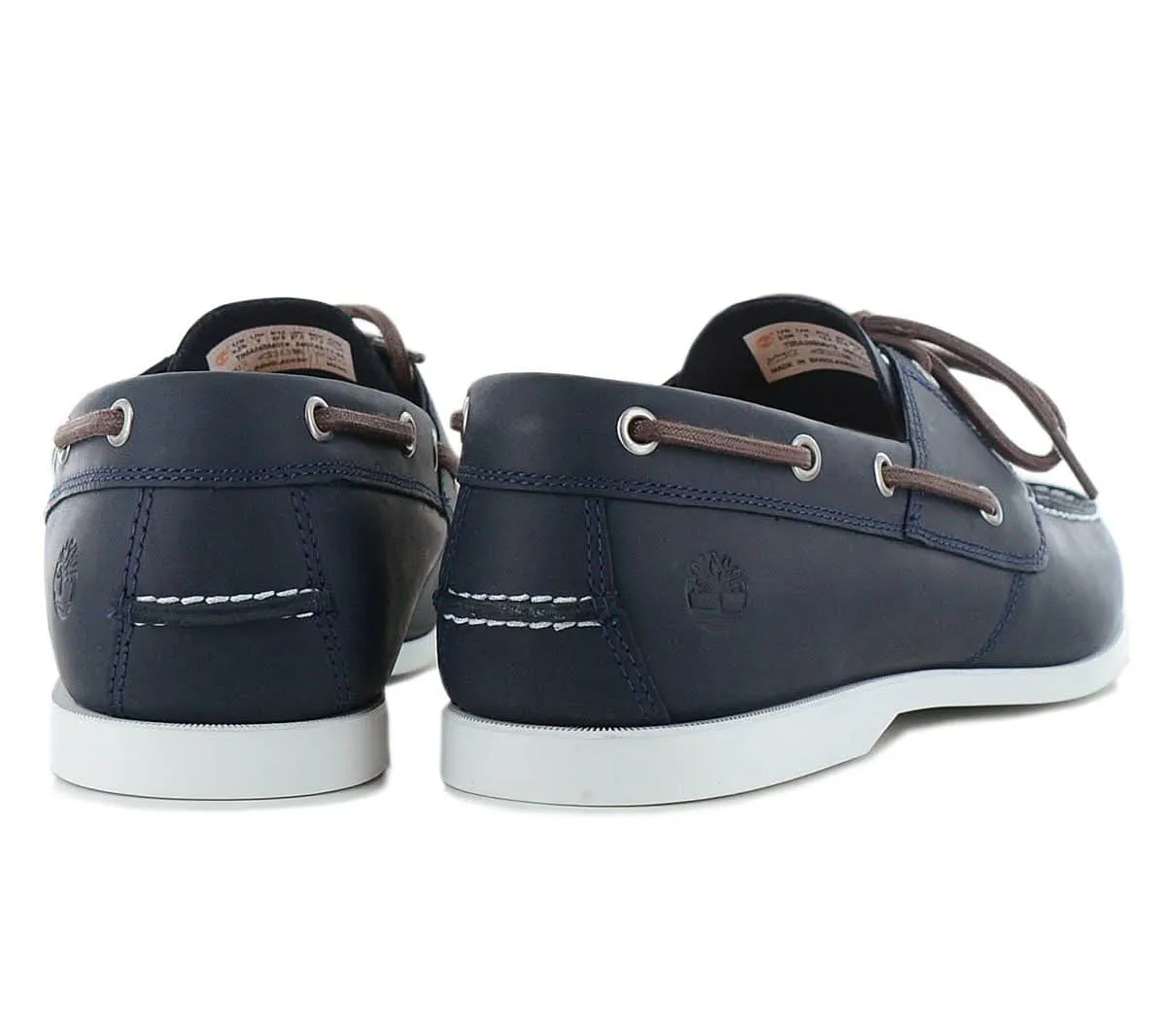 Timberland Cedar Bay Boat Shoe  - Herren klassische Bootsschuhe Leder Blau TB0A288M-019