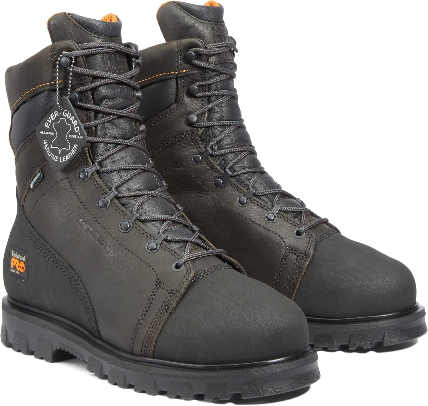 Timberland PRO Men's Rigmaster Internal Met Guard 8 Inch Alloy Safety Toe Waterproof Industrial Work Boot