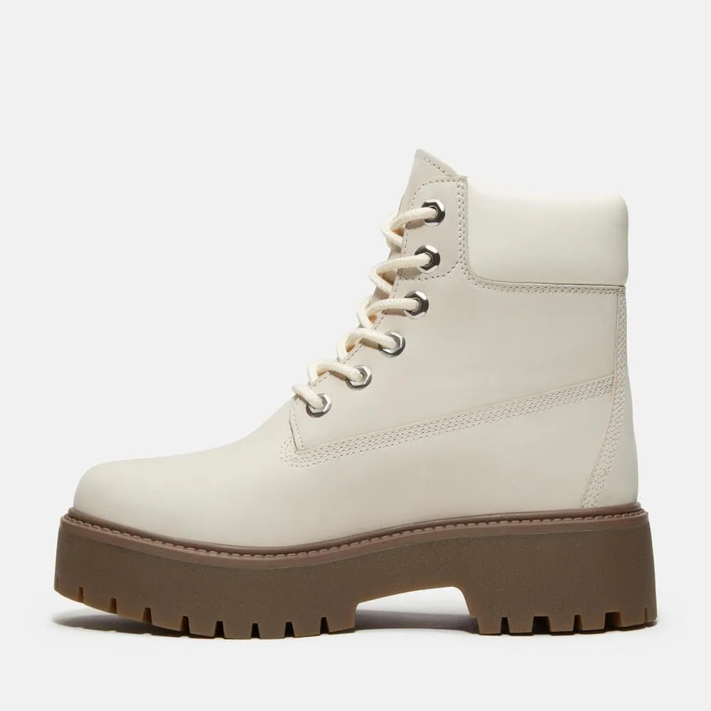 Timberland Women's Stone Street 6 Inch Lace Up Waterproof Fashion Boot