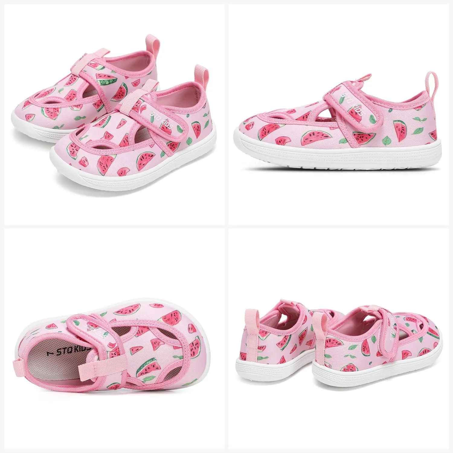 Toddler Wide Toe Box Water Shoes: Boys Girls Zero Drop Beach Sandals Summer Kids Barefoot Swim Pool Shoe