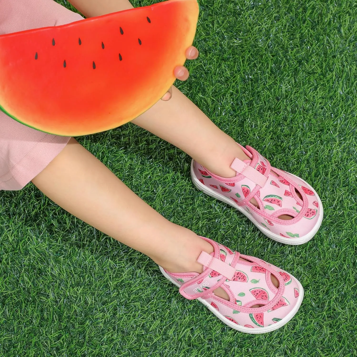 Toddler Wide Toe Box Water Shoes: Boys Girls Zero Drop Beach Sandals Summer Kids Barefoot Swim Pool Shoe
