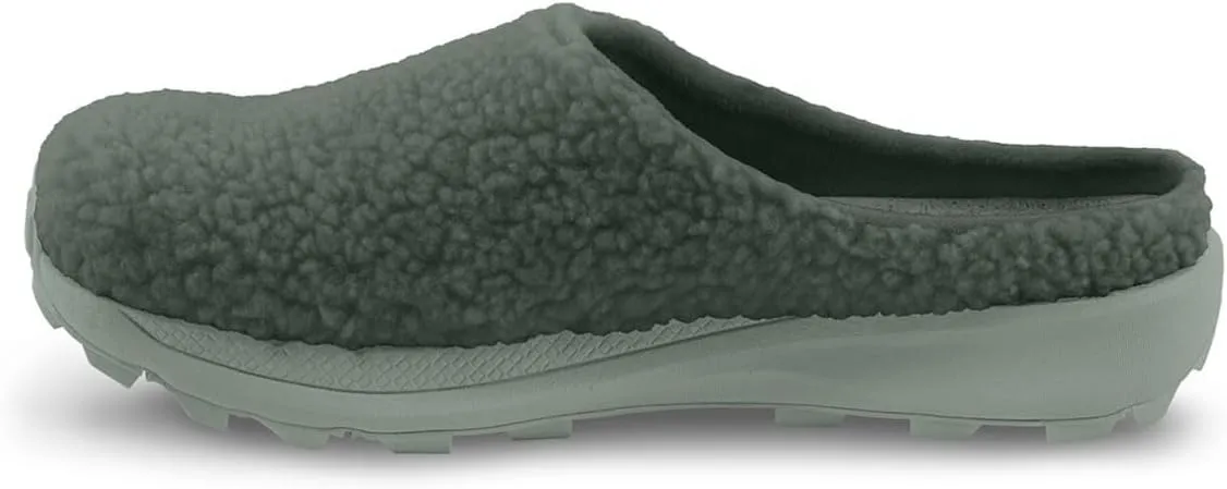 Topo Athletic Women's Revive Lightweight Comfortable 3MM Drop Recycled Fleece Natural Recovery Shoes, Everyday Wear Slippers