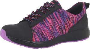 TRAQ by Alegria Qest Womens Smart Walking Shoe Black Multi 6 M US