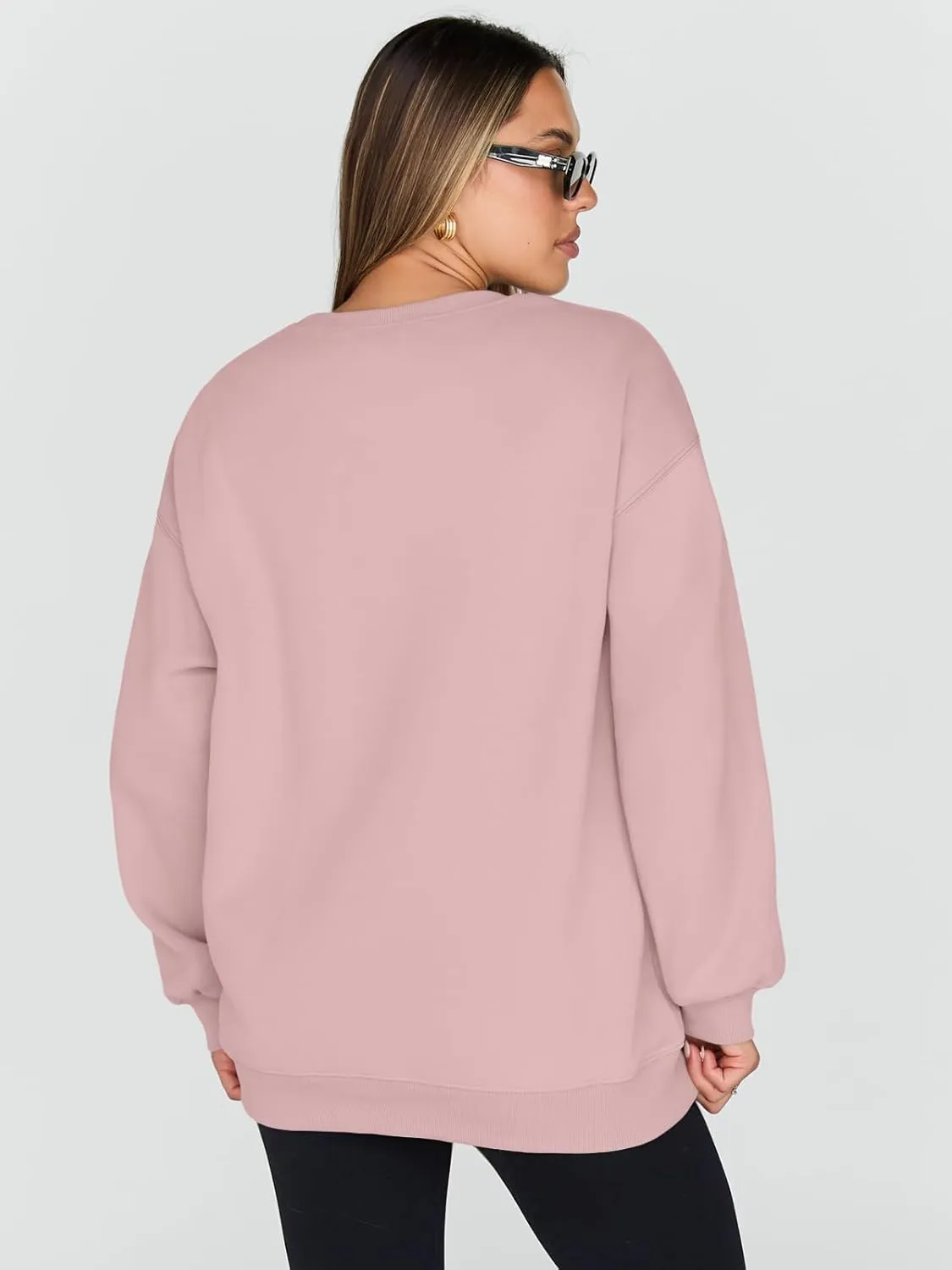 Trendy Queen Sweatshirts for Women Hoodies Oversized Crewneck Tops Sweaters Comfy Fall Winter Outfits Clothes 2025 Fashion