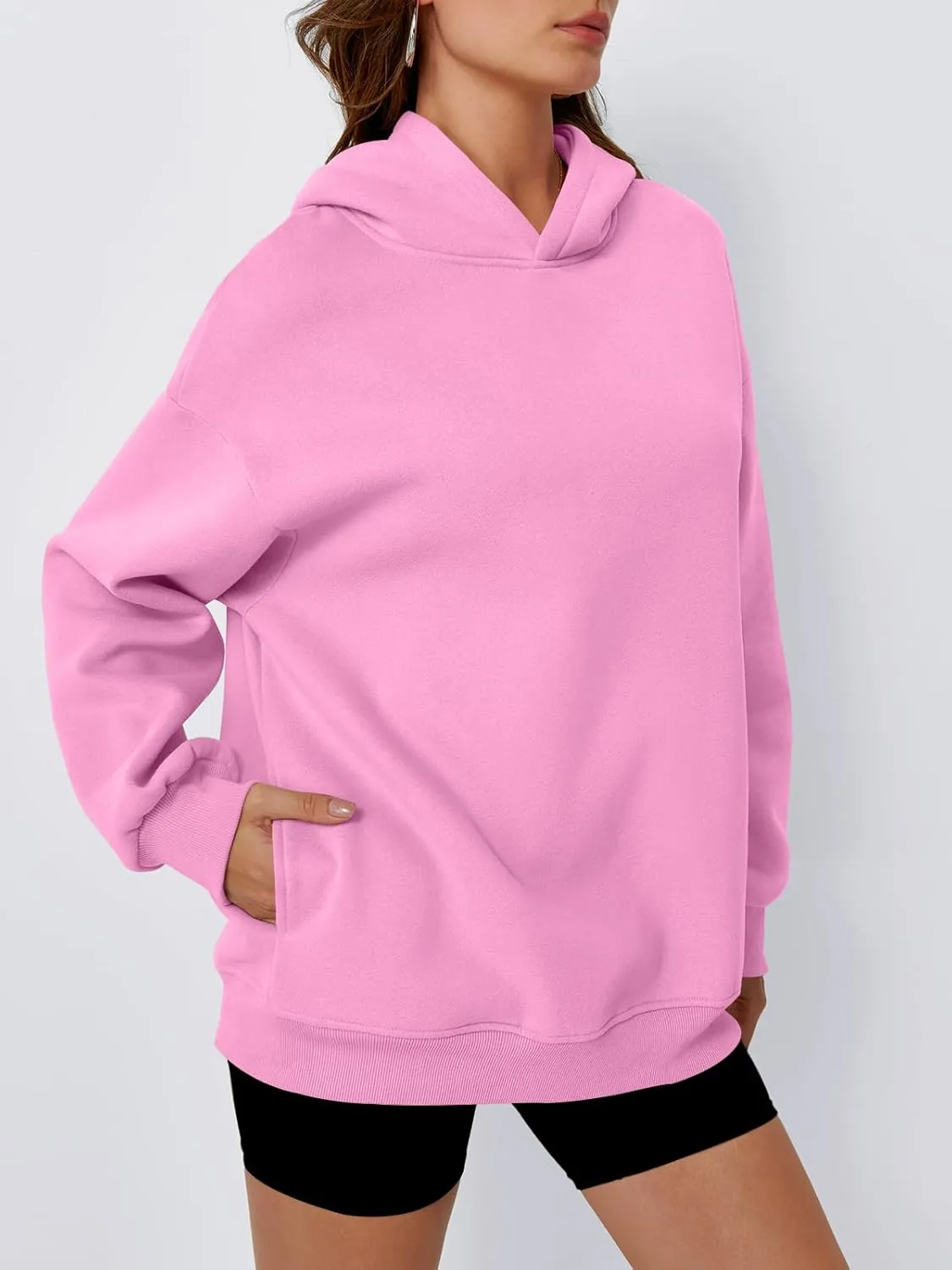 Trendy Queen Womens Oversized Hoodies Fleece Hooded Sweatshirts Casual Pullover Fall Winter Outfits Long Sleeve Tops 2025