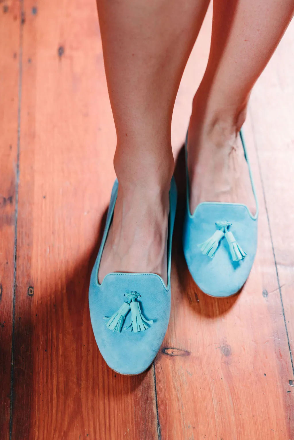 Turq-Serenity Tasselloafer Klassik