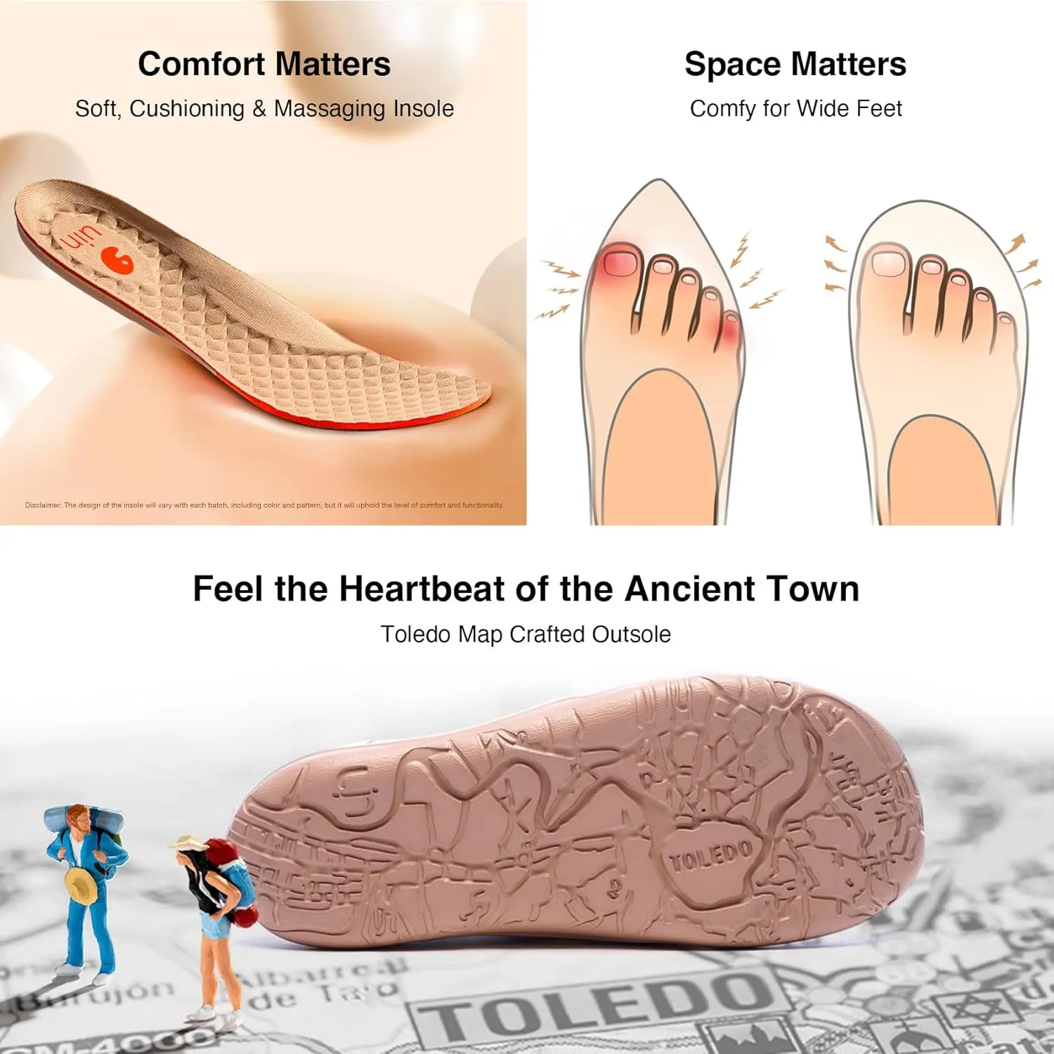 UIN Art Master Women's Art Travel Shoes Slip On Loafers Comfort Lightweight Fashion Sneaker