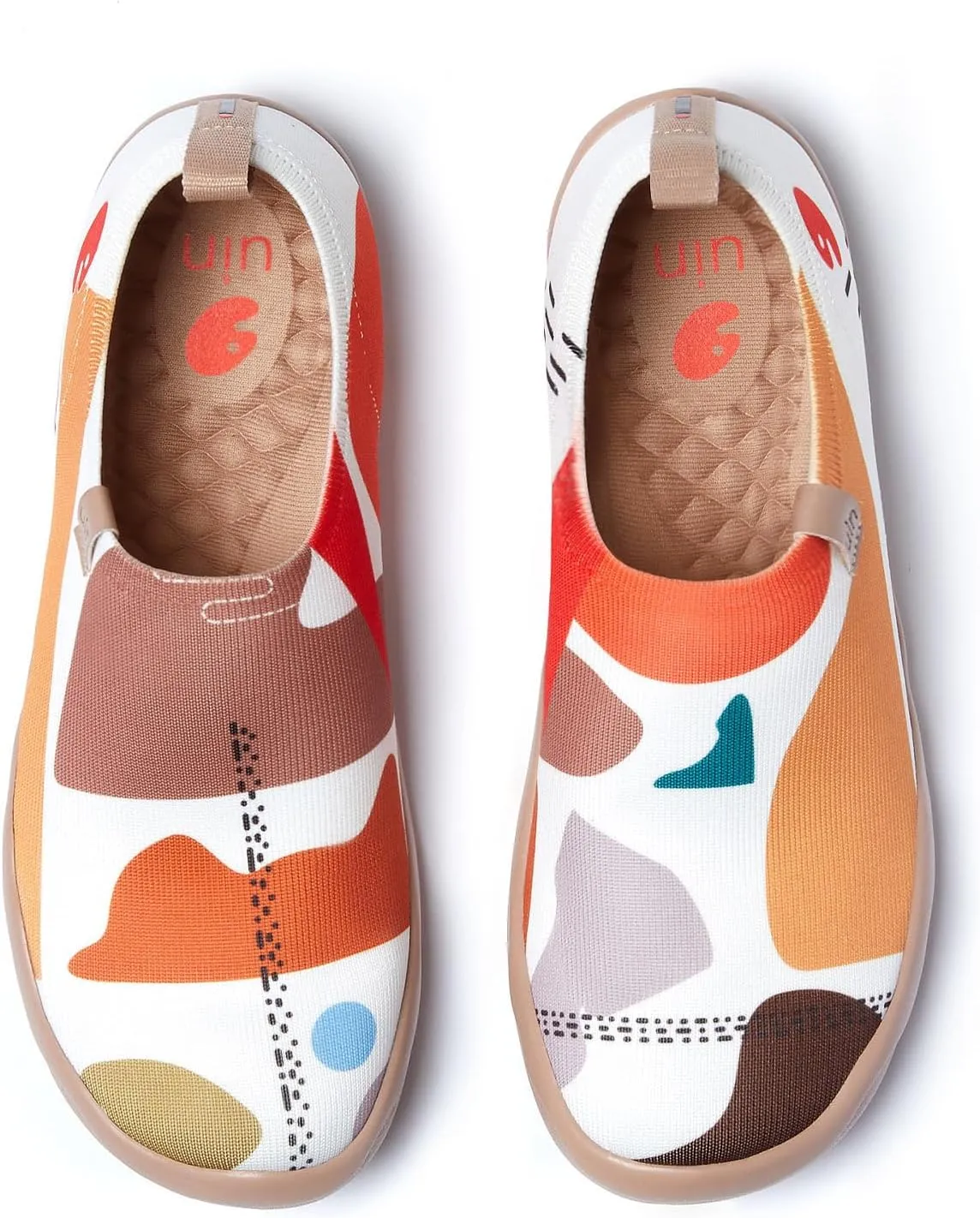 UIN Art Master Women's Art Travel Shoes Slip On Loafers Comfort Lightweight Fashion Sneaker