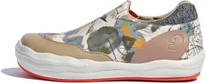 UIN Women's Fashion Platform Sneaker Slip On Walking Casual Comfortable Art Painted Travel Shoes Andalusia