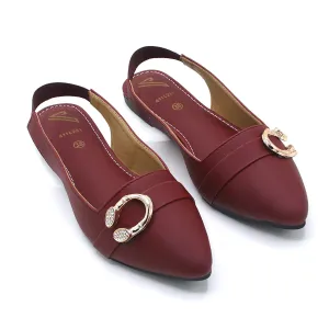 Valuable Women's Sandal - Maroon