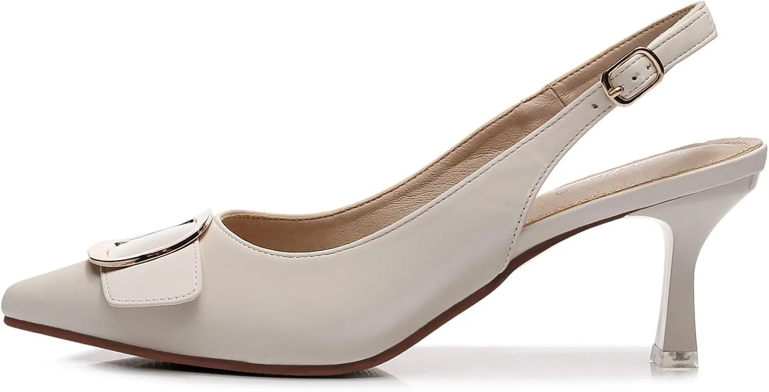 VenusCelia Women's Charming Lady Slingback Pump Shoe