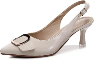 VenusCelia Women's Charming Lady Slingback Pump Shoe