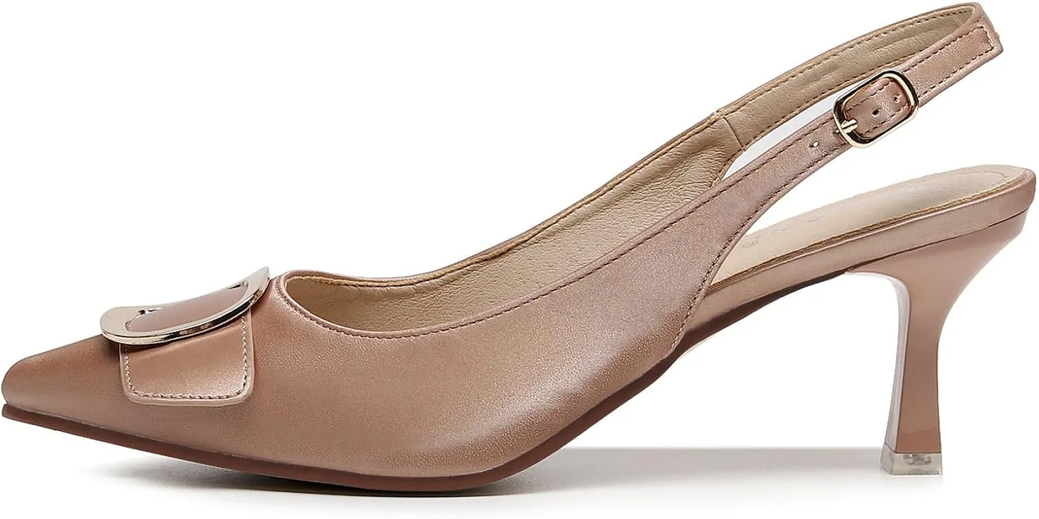 VenusCelia Women's Charming Lady Slingback Pump Shoe