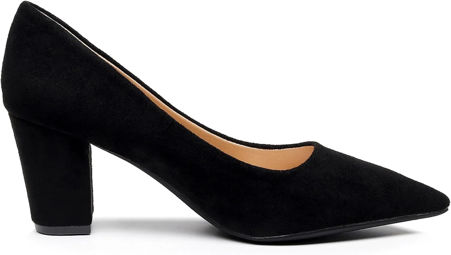 VenusCelia Women's Lewin Pump Chunky Heel Shoe