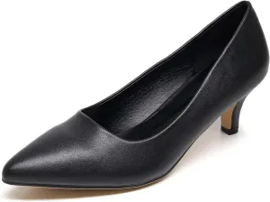 VenusCelia Women's Rokoko Pump Kitten Heel Shoe