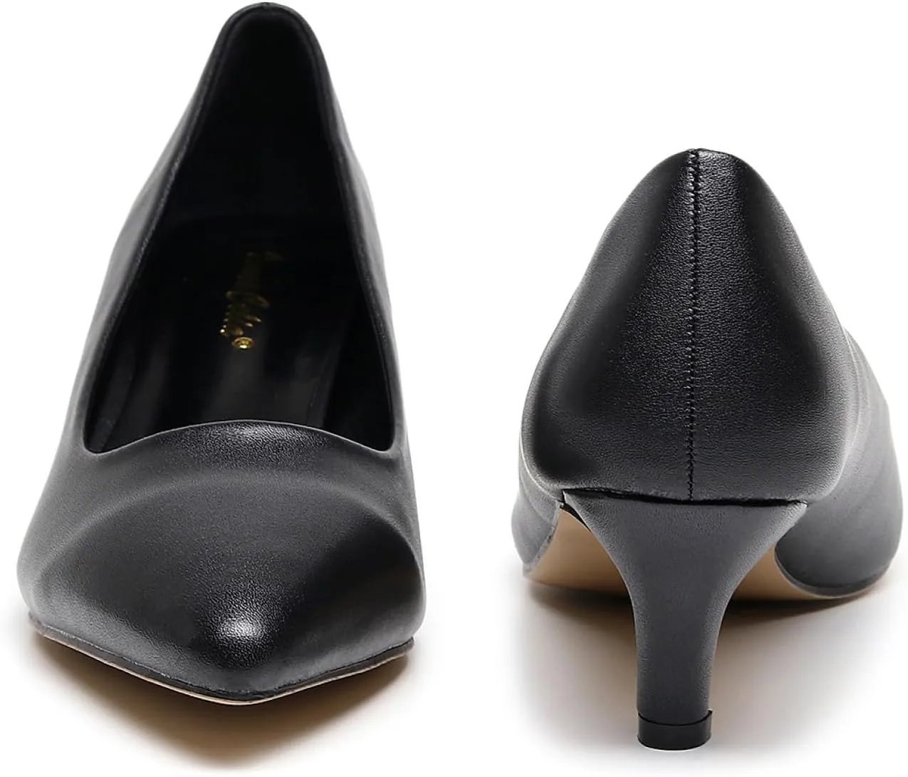 VenusCelia Women's Rokoko Pump Kitten Heel Shoe