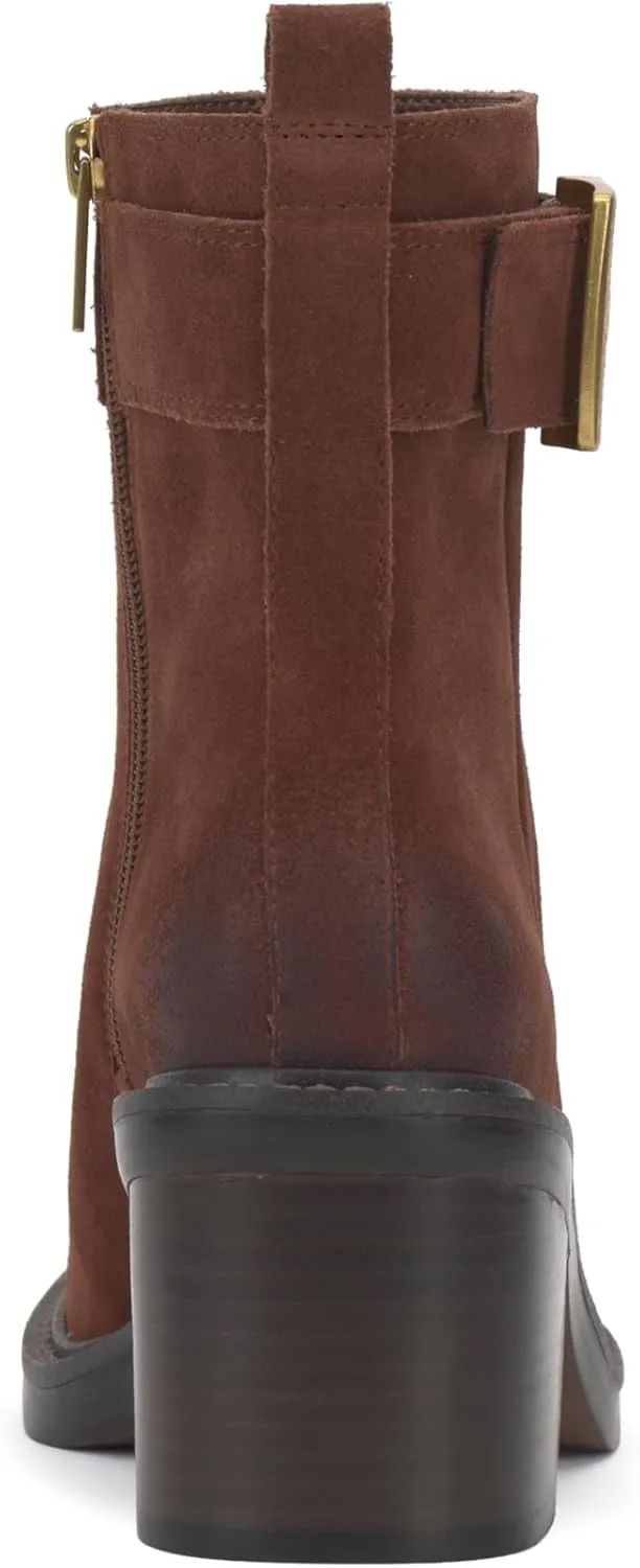 Vince Camuto Women's Bembonie Stacked Heel Bootie Ankle Boot