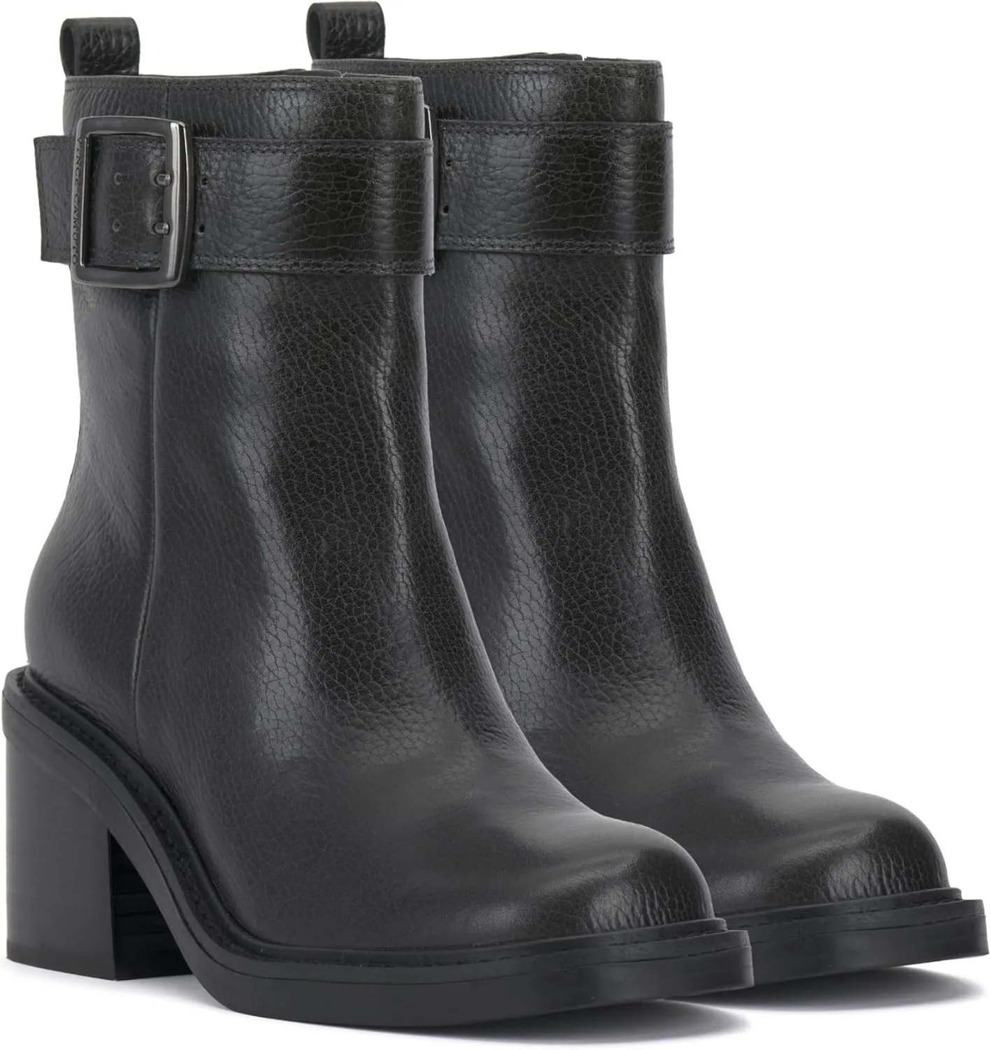 Vince Camuto Women's Bembonie Stacked Heel Bootie Ankle Boot