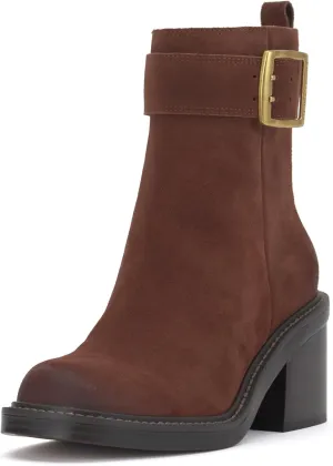Vince Camuto Women's Bembonie Stacked Heel Bootie Ankle Boot