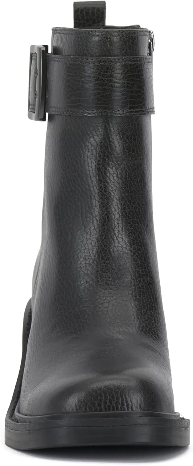 Vince Camuto Women's Bembonie Stacked Heel Bootie Ankle Boot
