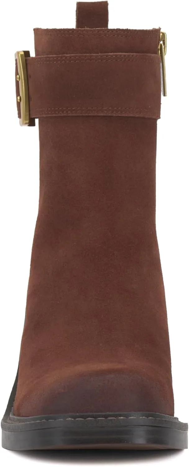 Vince Camuto Women's Bembonie Stacked Heel Bootie Ankle Boot