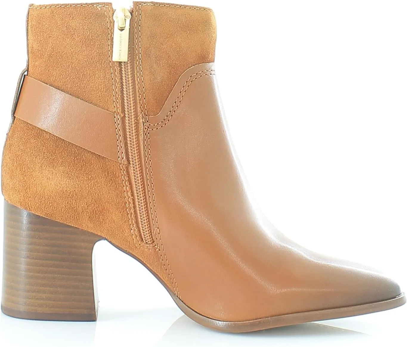 Vince Camuto Women's Evelanna Stacked Heel Bootie Ankle Boot