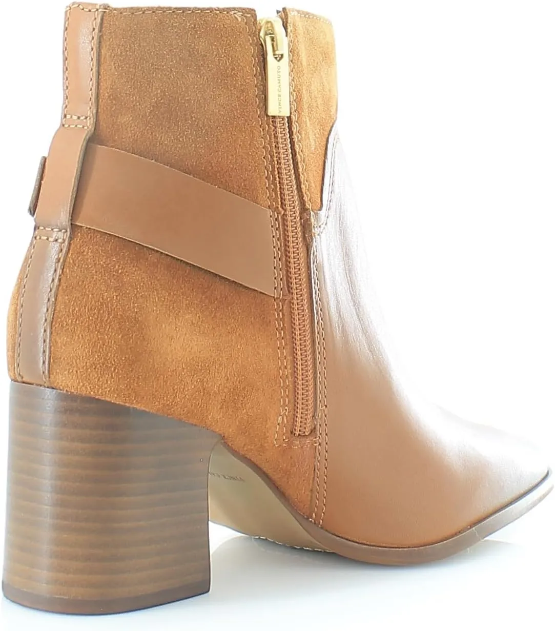 Vince Camuto Women's Evelanna Stacked Heel Bootie Ankle Boot