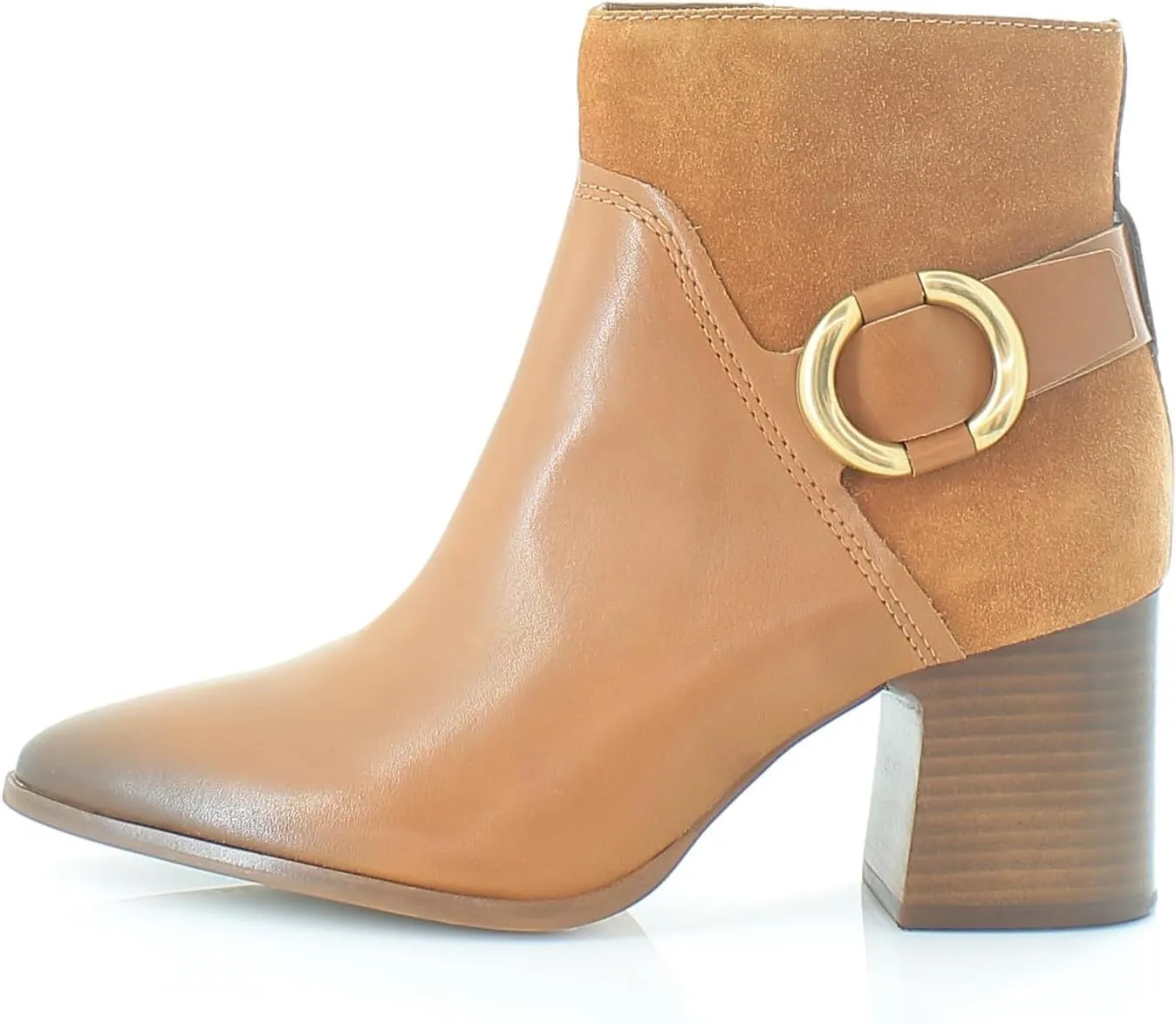 Vince Camuto Women's Evelanna Stacked Heel Bootie Ankle Boot