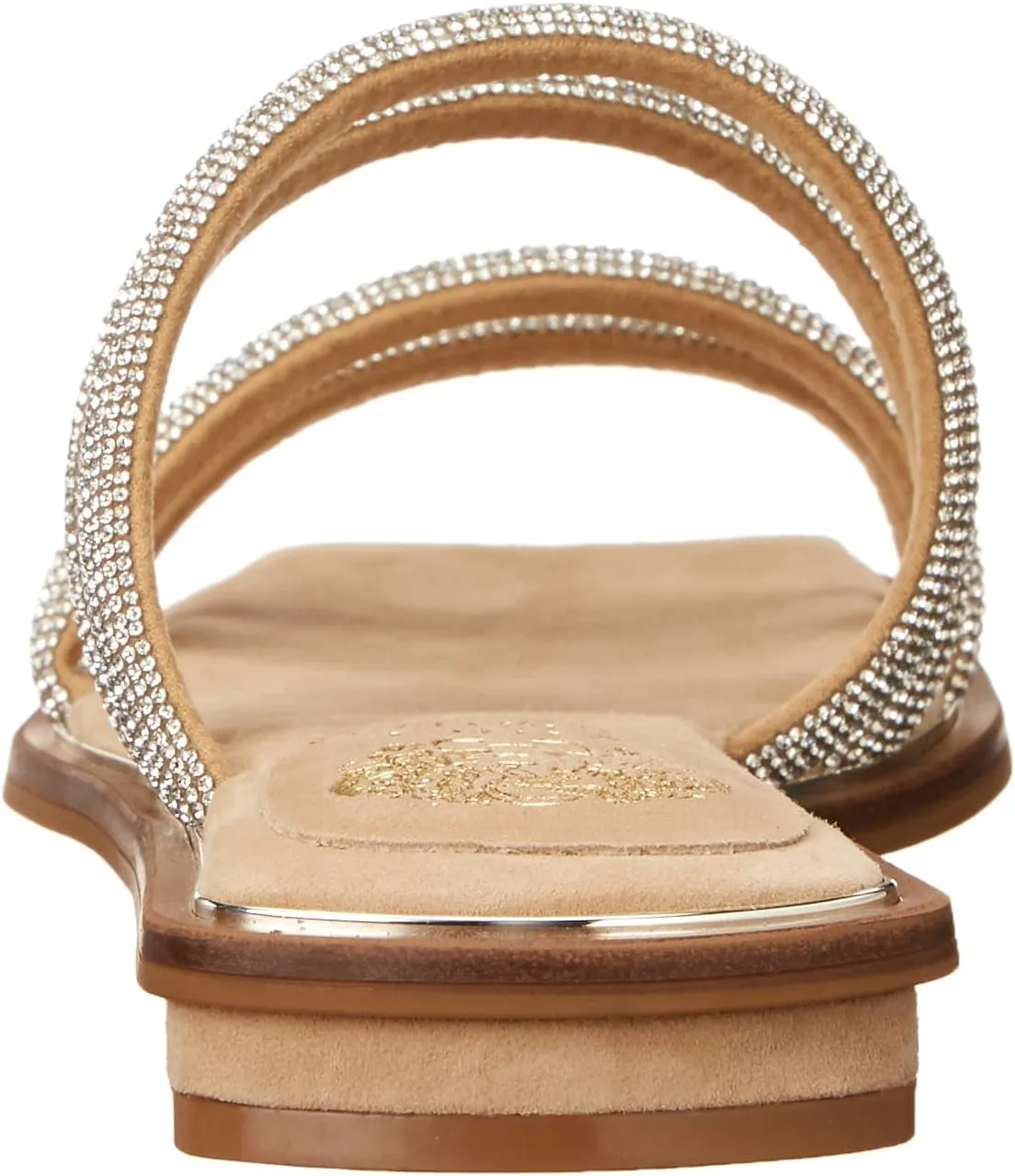 Vince Camuto Women's Peomi Crystal Strap Sandal Slide