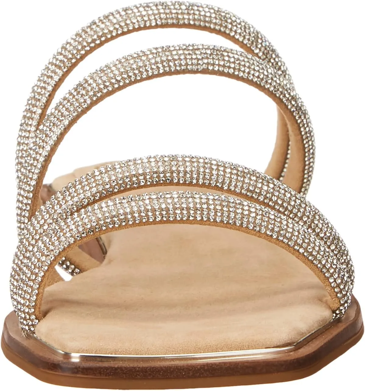 Vince Camuto Women's Peomi Crystal Strap Sandal Slide