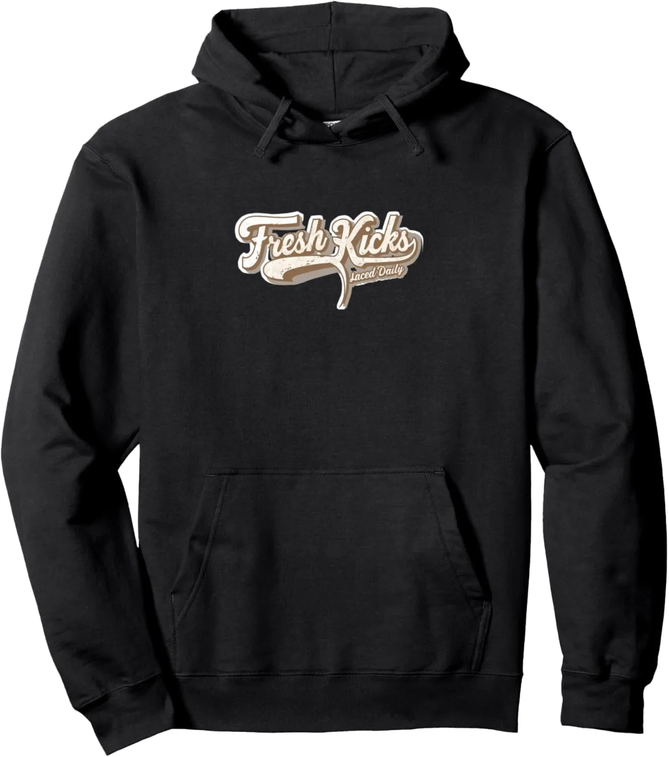Vintage Style Fresh Kicks Laced Daily Pullover Hoodie