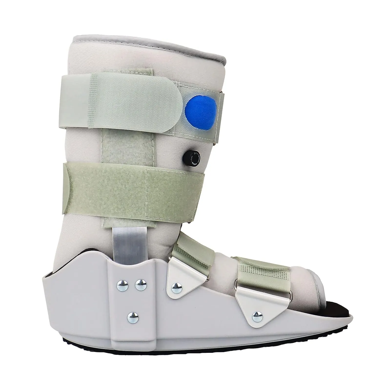 Walking Boot -Short, Ankle Boot Foot Boot Fits Left or Right, Gray-Large