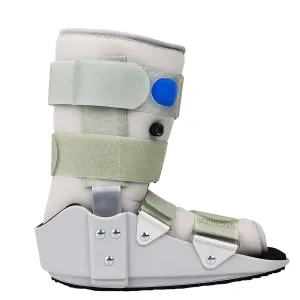 Walking Boot -Short, Ankle Boot Foot Boot Fits Left or Right, Gray-Large