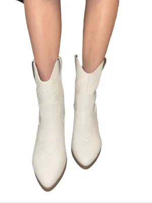 WESTERN STYLE ANKLE BOOT WITH HEEL BLAZING-S