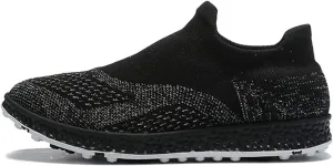 WJFGGXHK Women's Spikeless Golf Shoes, Ladies Golfers Shoe Non Slip Comfort Golf Training Sneakers,Black,38 EU