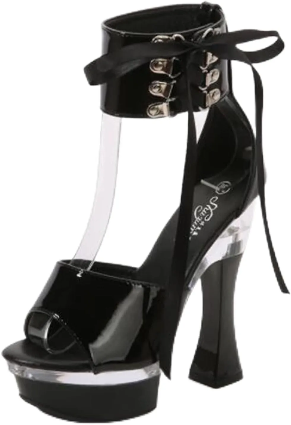 Women's 14cm Sandals Chunky Heel Platform Lace Up High Heels Fashion Everyday Work Party Plus Size Summer High Heel Sandals