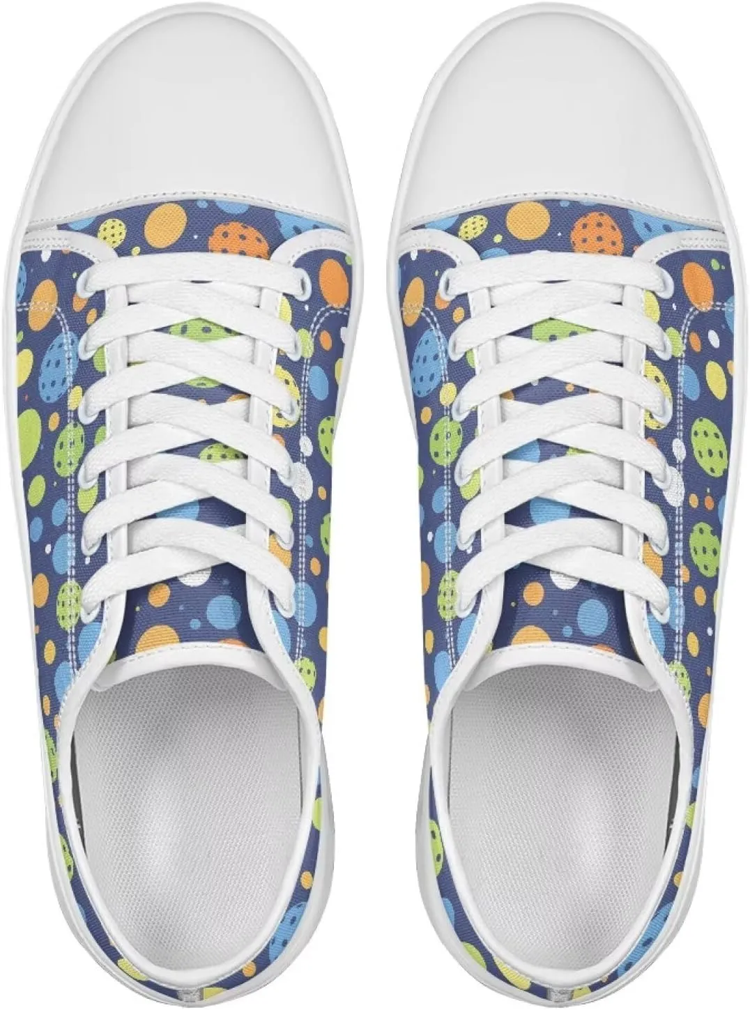 Women's Canvas Walking Shoes Comfortable Breathable Canvas Sneaker Elastic Versatile Everyday Shoe Size 6-13.5 White Sole