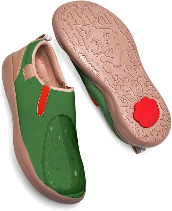Women’s Casual Travel Shoe - Loafers Slip On Fruit Art Painted Sneakers Comfort Breathe Walking Shoes