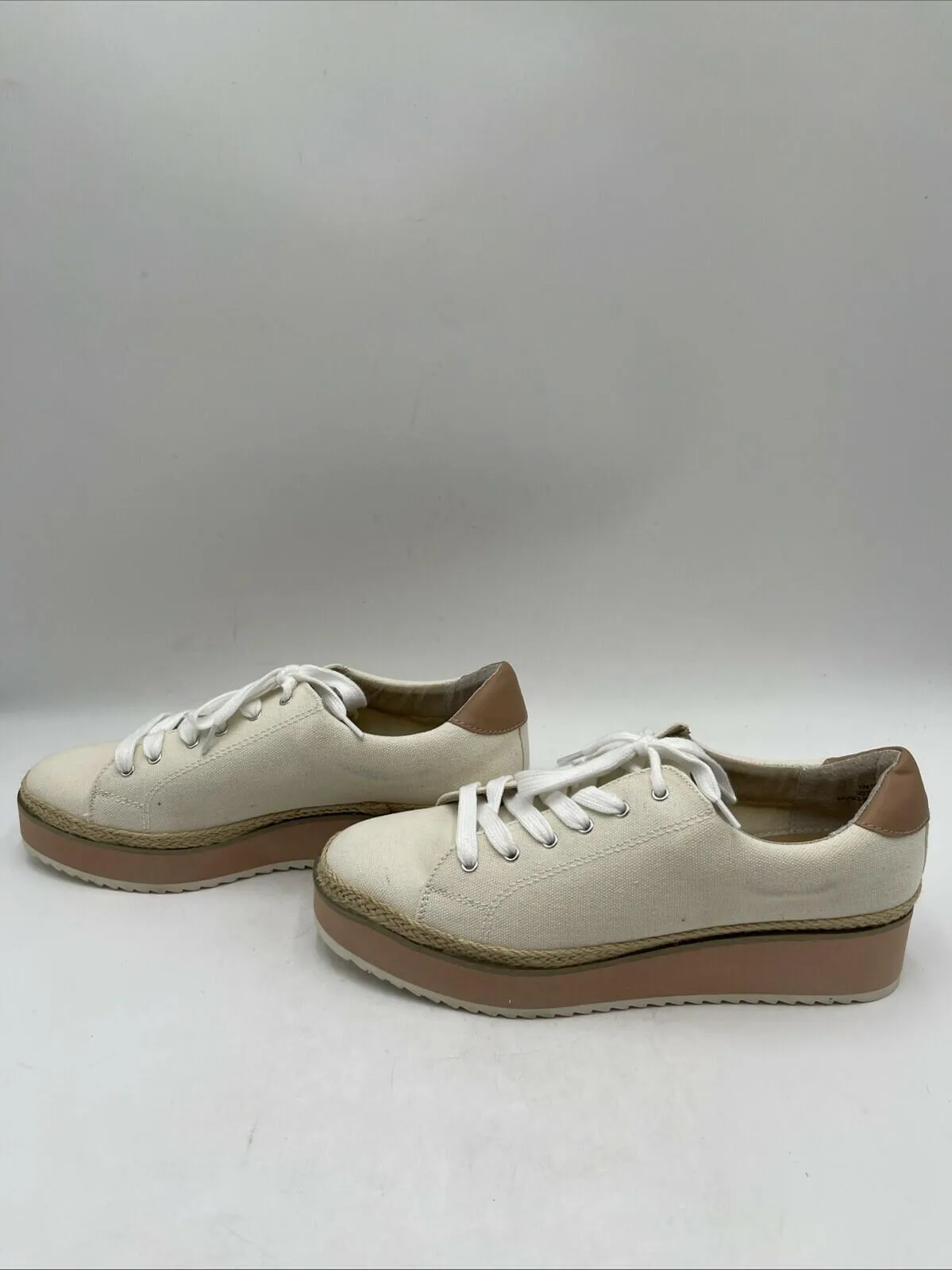Women’s Dolce Vita Tomas Rope Sneaker Off White Size 10M - Very Good
