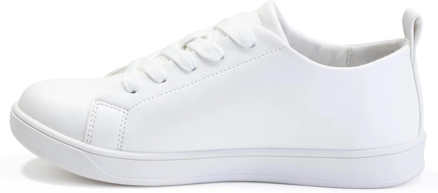 Women's Lace Up Trendy Sneaker Classic Fashion Low Top Walking Shoes
