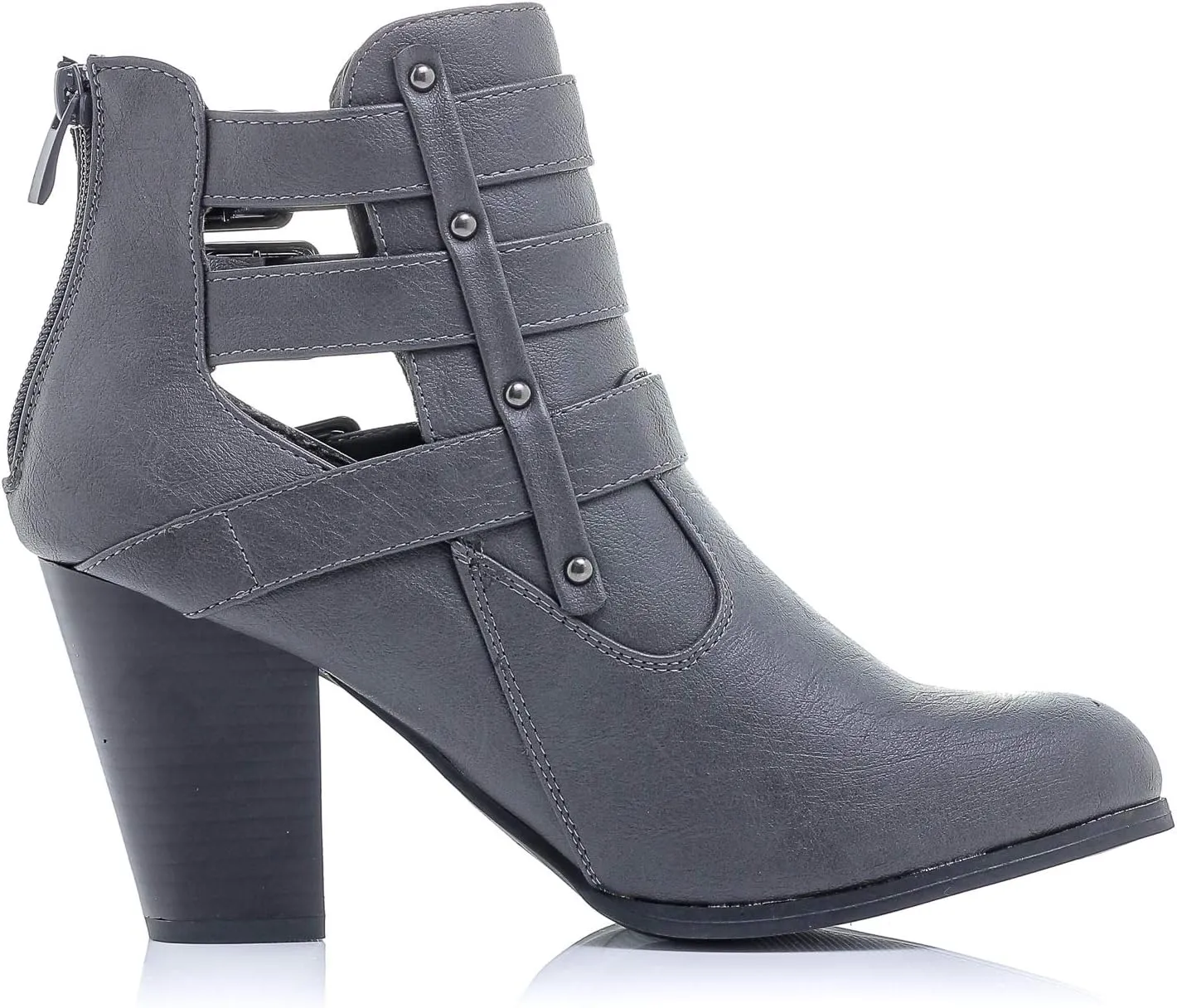 Women's Payton Boot Side Zip High Block Heel Ankle Booties