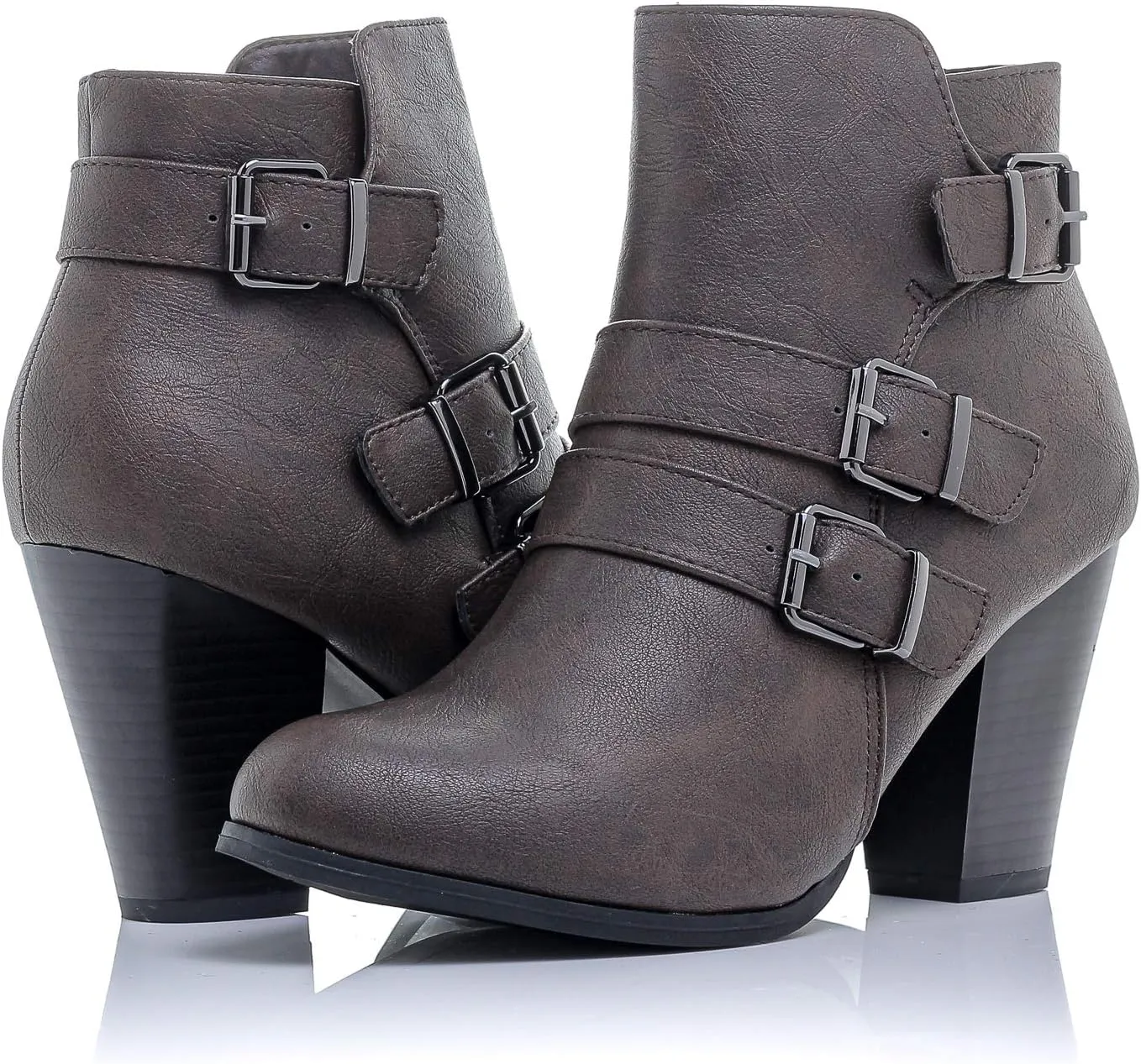 Women's Payton Boot Side Zip High Block Heel Ankle Booties