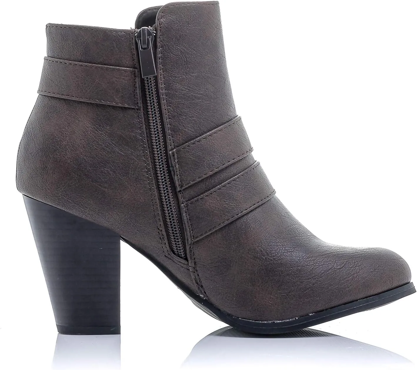 Women's Payton Boot Side Zip High Block Heel Ankle Booties