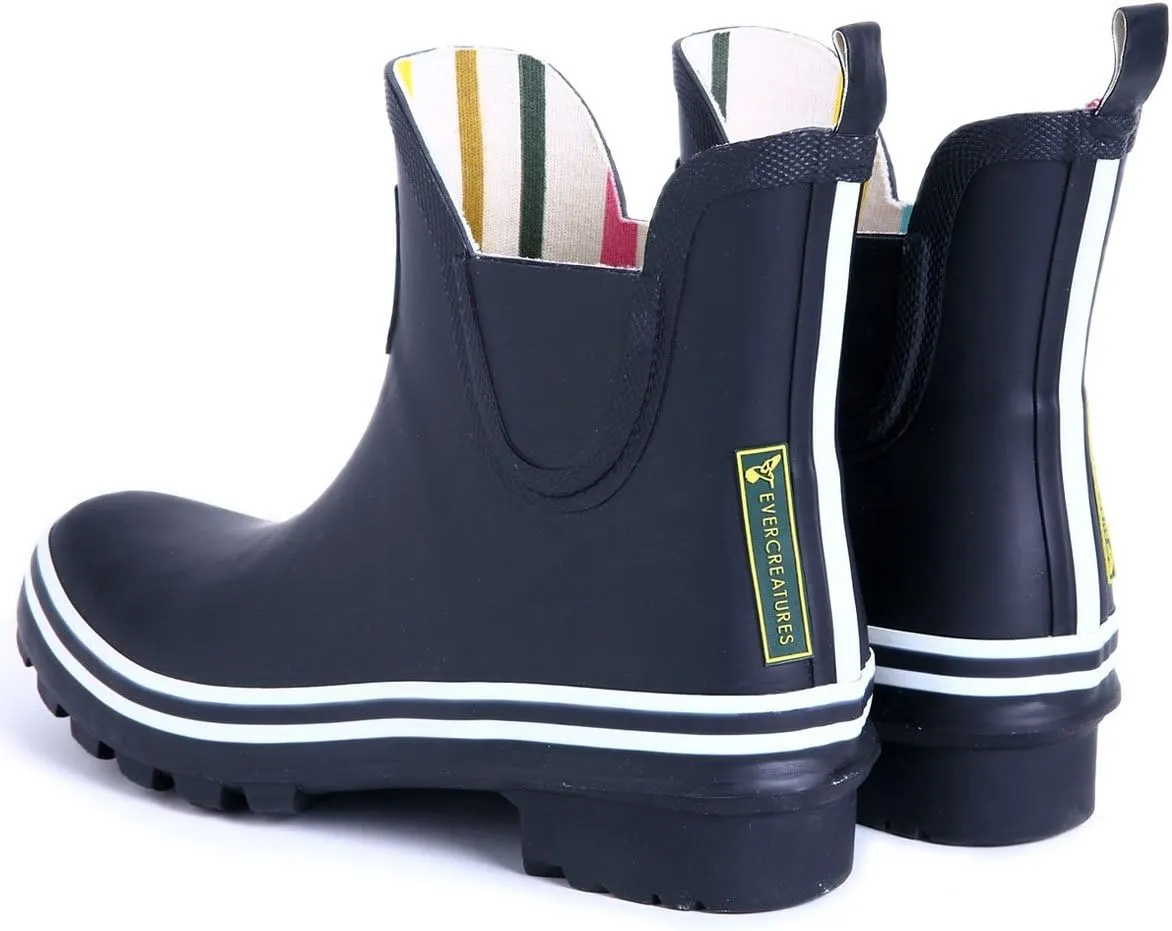 Women's Rain Boot Ankle Boots Meadow Wellies Garden Boot UK Brand