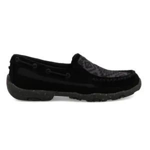 WOMEN'S TWISTED X SLIP ON DRIVING MOC | BLACK - GREY