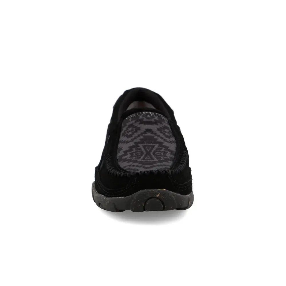 WOMEN'S TWISTED X SLIP ON DRIVING MOC | BLACK - GREY