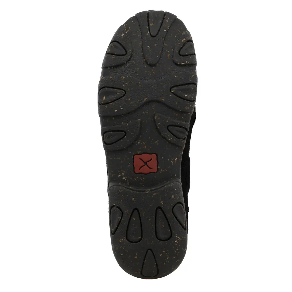 WOMEN'S TWISTED X SLIP ON DRIVING MOC | BLACK - GREY