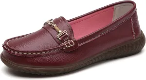 Women's Wide Width Loafers Comfort Slip on Shoes Walking Shoes for Ladies Mocassins Driving Shoe