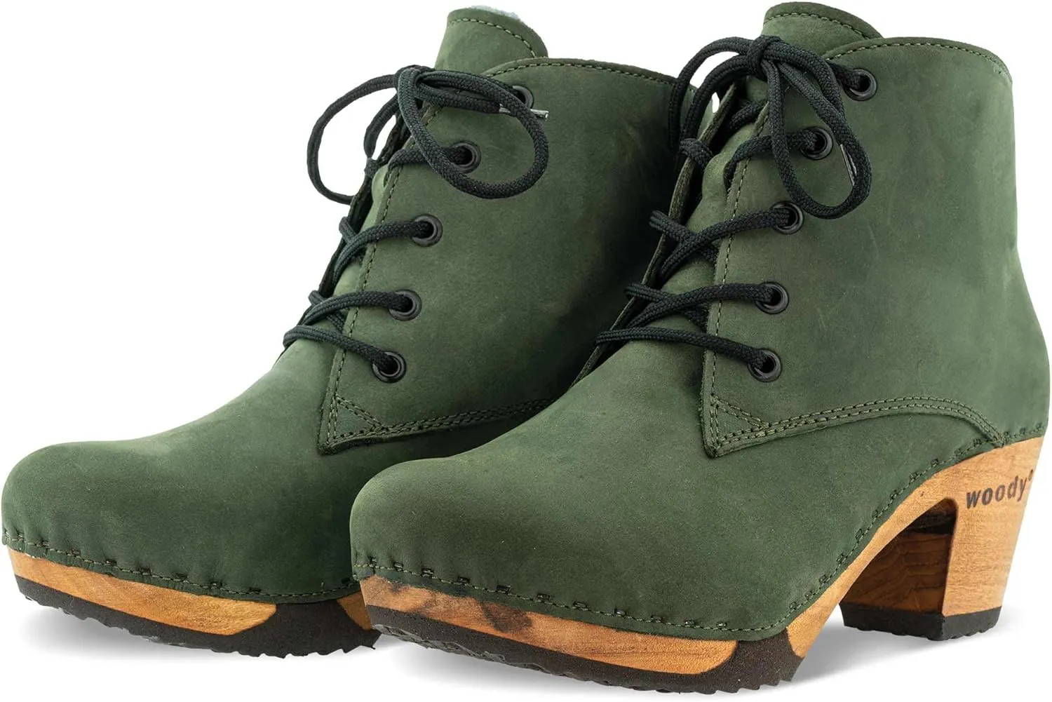 woody Women's Anne Clog Ankle Boots