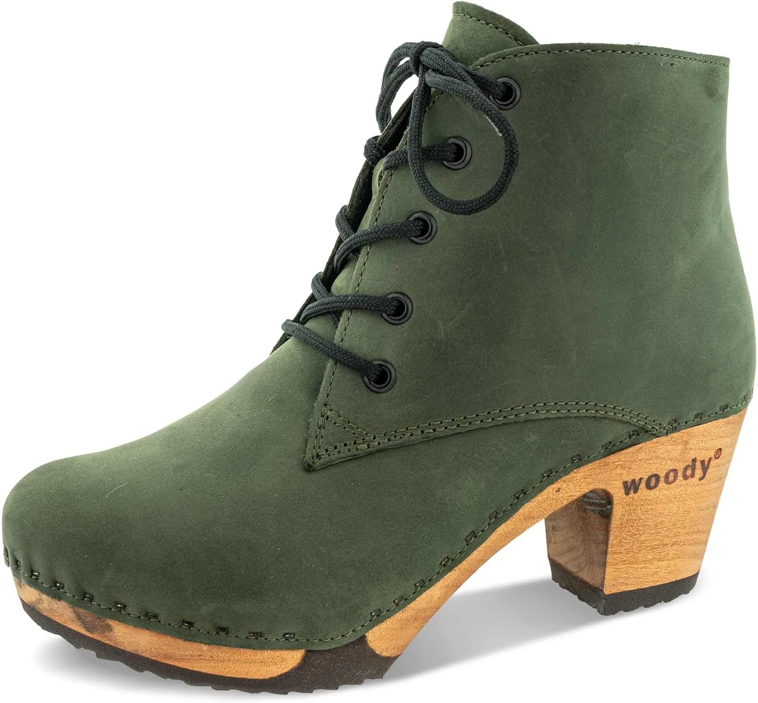 woody Women's Anne Clog Ankle Boots